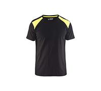 Blakläder T-shirt 33791042 bicolore noir/jaune 100% coton Taille M