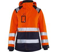 Blakläder® Veste Femme Haute Visibilité 4904 1987, Couleur:orange/bleu marine, Taille:XS