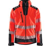 Blakläder® Veste Softshell High Vis 4491 2513 en plusieurs coloris, couleur:rouge haute visibilité/noir, taille:XS