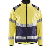 Blakläder® Veste Softshell High Vis 4877 2516 en plusieurs coloris, Couleur:jaune/bleu marine, Taille:S