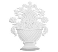 Blanc Applique Européen Décorative Style Plastique, Fleur