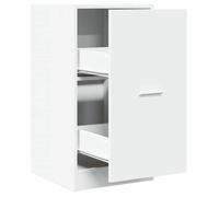 Blanc Armoire d'apothicaire, CLARENCE, Armoire à pharmacie/cuisine, blanc 40x41x77,5 cm bois d'ingénierie LV2434