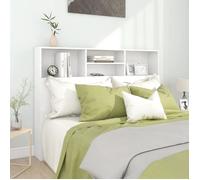 (Blanc) Armoire de tête de lit Pout lit universel - SUIKUN - Blanc 140x19x103,5cm Mgnifique301428
