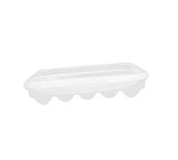 Blanc Boîte à Œufs en Plastique Grosse Capacité pour Réfrigérateur | Organisateur D'œufs pour Frigo, Facile à Déplacer, Nettoyage Simple, Protection les Chocs, Réutilisable