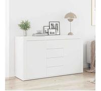 Blanc Buffet de rangement - Vitrine bahut - armoire console Pour cuisine, avec tiroir Blanc 120 x 36 x 69cm - Bois d'ingénierie
