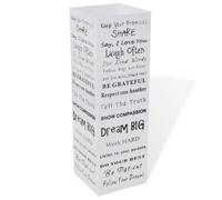 vidaXL Blanc Carré Porte-parapluie Stockage pour cannes bâtons Acier 48,5 cm