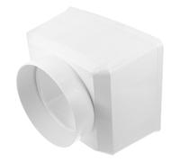 Blanc Collecteur D’eau de Pluie Drainage pour Gouttière, PVC | Adaptateur de Conduite, Installation Facile, Canalise L’eau vers Cuve, Accessoire PVC Blanc pour Toiture