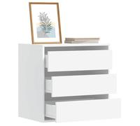 Blanc Commode d'angle Armoire de chambre - CLOUD - Buffet bas - blanc 60x41x58cm - Bois d'ingénierie LH98453229