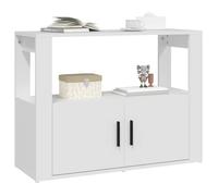 Blanc Commode Salon, CHIC Buffet bas/Cabinet, 1 PC, Blanc 80x30x60 cm Bois d'ingénierie N13469