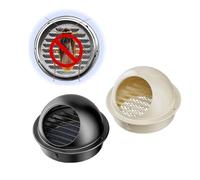 Blanc Crème Grille Cheminée Ventilation,Hotte de Ventilation,Capot de Cheminée 100mm 110mm Pour Conduit de Fumée,Fumisterie Poele Exterieur Tubage,Anti Pluie Et Neige(Cream White,100mm/3.9in)
