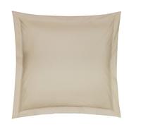 Blanc des Vosges Uni Satin Taie Coton Chanvre 65x65 cm