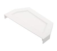 Blanc Embout de Gouttière pour Drainage Étanche PVC Double Face | Couvercle D’extrémité, Anti-obstruction et Anti-fuite, Design Simple, Accessoire de Canalisation, Usage Toiture