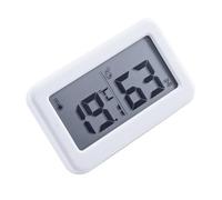 Blanc Hygromètre Numérique Ultra Fin en Plastique pour Intérieur | Affichage Lisible, Stabilité Élevée, pour Maison, Chambre D’garçon Fille, Bureau et Contrôle D’humidité