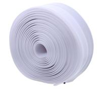 Blanc Joint D’étanchéité Protection Pluie pour Porte de Garage, Tpe | Bande Isolante Latérale et Supérieure, Aide à Garder le Sol Sec, Pose DIY Résidentielle ou Commerciale