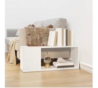 (Blanc)Meuble de rangement,SIGNOR, Meuble TV Blanc 80x24x32 cm bois ingénierie 530162