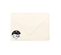 BLANC NATUREL, Paquet de 20 enveloppes Pollen 162x229mm 120g/m2 - Blanc naturel