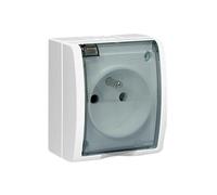 Kontakt-Simon AQGZ1/11A Prise de courant Blanc Plastique IP54 250 V 60 mm 46 mm