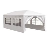 Blanc Pergola/Pavillon pour Fête - BKM - Tente de réception 3 x 6 m Blanc_0459735