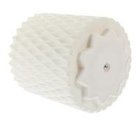 Blanc Pot à Pinceaux Cosmétiques en PP Rotatif Grosse Capacité | Bureaux et Écoles, Forme Seau Créative, Rangement Pratique des Brosses et Stylos, Design Élégant