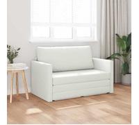 Blanc SOFA Convertible - PHSH - Canapé-lit - 110cm Blanc Simili cuir C956