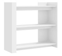 {Blanc}Table console - Table à Café - Bois d'ingénierie - Blanc - Avec fixation murale - 100 x 35 x 90 cm 686959dpg44o