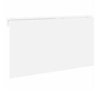 Blanc Table murale pliable - CLARENCE - Table pliante - Blanc brillant 100x60x56cm Bois ingénierie CC1551