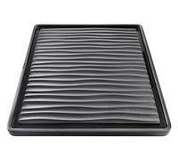 BLANCO 230734 Égouttoir Déposable, Aspect Ondulé, Plastique, Noir-Gris