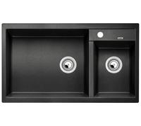 Blanco - 513273 - Évier - Blancometra 9 - Encastrable - 90 cm - Silranit® PuraDur® II - Anthracite
