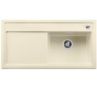 BLANCO 519235 Zenar XL 6 S Silgranit PuraDur Évier de Cuisine avec Planche à découper en Bois et bac à Droite, Jasmin, 60 cm Unterschrank-Becken rechts
