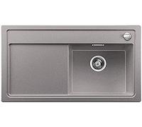 BLANCO 520446 Zenar 5 S Silgranit PuraDur Évier de Cuisine Planche à découper en Bois, en Aluminium métallisé, 50 cm Unterschrank