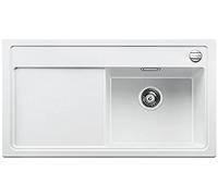 BLANCO 520448 Zenar 5 S Silgranit PuraDur Évier de Cuisine avec Planche à découper en Bois Blanc, 50 cm Unterschrank
