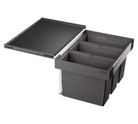 BLANCO 521472 Flexon II 60/3 Système de déchets, Noir, 60 cm Unterschrank