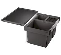 Blanco Poubelle encastrable Flexon II XL 60/3 – 46 L, 3 bacs pour meuble 60 cm