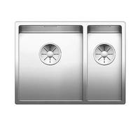 Blanco 521609 | Évier de cuisine en acier inoxydable CLARON 340/180-U | Couleur/Finition : acier inoxydable