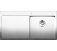 Blanco 521625 | Évier de cuisine en acier inoxydable CLARON 5 S-IF | Couleur/Finition : Acier poli Meuble bas 50 cm