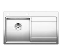 Blanco 521657 | Évier de cuisine en acier inoxydable DIVON II 45 S-IF | Couleur/Finition : Acier poli Meuble bas 45 cm