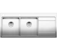 Blanco Évier de cuisine Divon II 8 S-IF acier inoxydable 116 x 51 cm 521664
