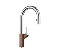 BLANCO 521714 de Carena S Vario Robinet de cuisine, SILGRANIT Look bicolore, Muscade/chrome, haute pression
