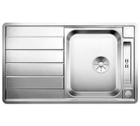 Blanco 522102 | Évier de cuisine en acier inoxydable AXIS III 45 S-IF | Couleur/Finition : Acier poli