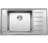 Blanco 523002 | Évier de cuisine en acier inoxydable ANDANO XL 6 S-IF Compact | Couleur/Finition : Acier poli