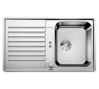 Blanco 523661 | Évier de cuisine en acier inoxydable CLASSIC Pro 45 S-IF | Couleur/Finition : Acier poli