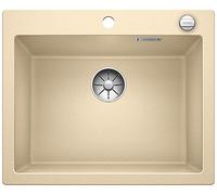 BLANCO 523692 pleon 6 6 SILGRANIT PuraDur avec bonde Télécommande, champagne