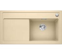BLANCO 523885 zenar 5 S 5 S SILGRANIT PuraDur avec écoulement Télécommande + Planche à Découper en Verre Bac droite, champagne