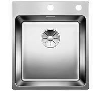 Blanco 525244 | Évier de cuisine en acier inoxydable ANDANO 400-IF/A | Couleur/Finition : acier poli