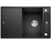 Blanco - Évier de cuisine Axia III 45 S - Silgranit 78x51 cm - Noir - 525841