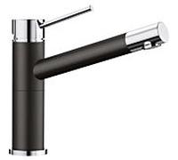 Blanco 526162 SILGRANIT look silgranit noir / chromé