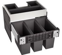 BLANCO 526209 SELECT II 60/3 ORGA Système de déchets 45 litres (3x 15) pour largeur d'armoire 60 cm / raccordement frontal
