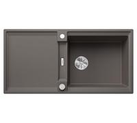 BLANCO Adira XL 6 S SILGRANIT Meuble bas 60 cm Gris volcanique Montage par le haut, réversible, avec commande de purge, avec accessoires, grand bac et surface facile à nettoyer