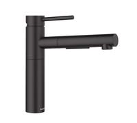 Blanco Alta II - Mitigeur d’évier avec douchette extractible, noir mat 527553