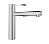 Blanco Alta II - Mitigeur d'évier avec douchette extractible, inox 527544